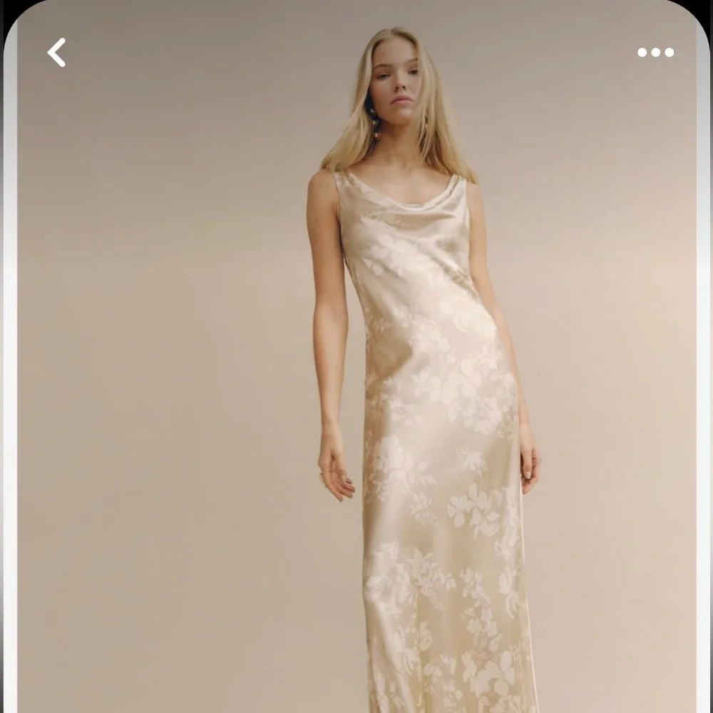 Reformation Annabelle Silk Dress - Picture 3 of 4